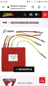 ATV voltage regulator