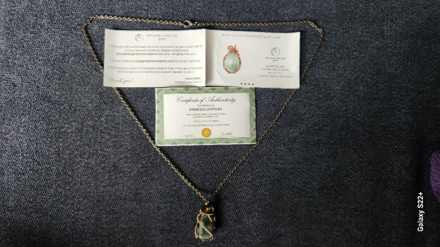 Raw Emerald Necklace in Jewellery & Watches in Kingston - Image 3