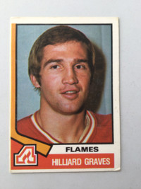 HILLIARD GRAVES .... 1974-75 O-Pee-Chee card .... UNGRADED