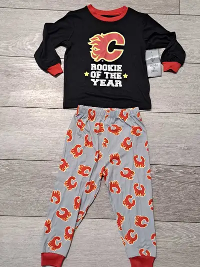 New NHL Calgary Flames 2pc Toddler "Rookie Of The Year" Paj, View more