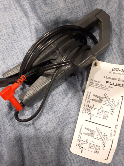 LIKE NEW FLUKE 80i-400 AC Current Probe, View more