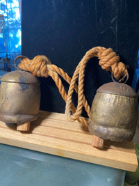 Vintage Wood Clapper Tibetan Bell