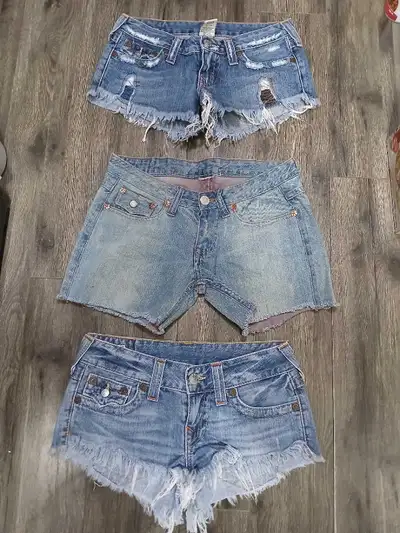 Women's True Religion cutoff shorts , View more