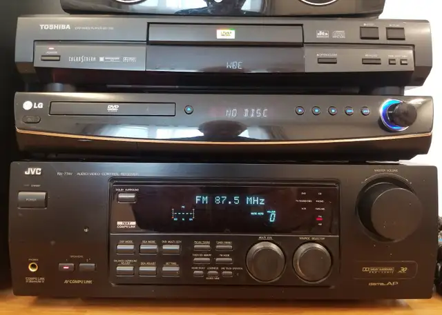 JVC RX-774V RECEIVER LG & TOSHIBA DVD STEREO SYSTEM WT SPEAKERS in General Electronics in Mississauga / Peel Region - Image 5