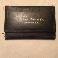 Antique Wallet Benwell, Peart & Co. Vancouver Pioneers
