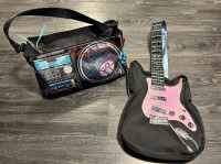 Guitar Purse/Bag & Boom Box Purse Parcel Brand