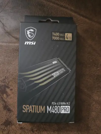MSI M480 Pro 4TB SSD -Like New, View more
