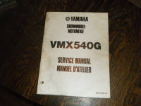 Yamaha VMX540G Snowmobile  Service  Manual  8U9-28197-70
