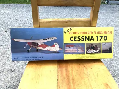 Sterling Models Cessna 170 Balsa Kit - 21" Wing Span Flying Model Airplane made of high-quality wood...