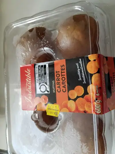 frozen carrot muffins , View more