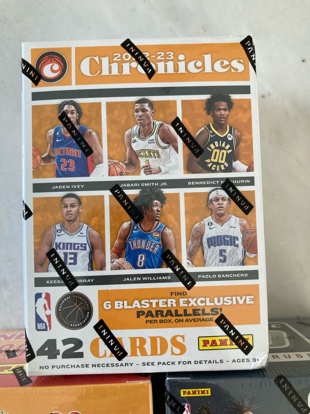 NBA Panini Trading Cards Hoops Optic Mosaic Chronicles in Arts & Collectibles in Hamilton - Image 2