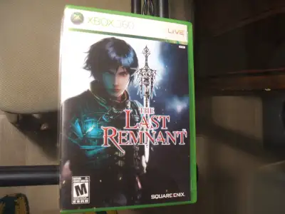 je vend 3 jeux pour XBOX360 Titres et Prix : -The last Remnant . 20$ -Metal Gear Rising : Revengeanc...