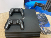 PS4 Pro 1TB with 2 controllers and charger