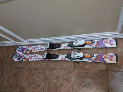 SKIs Downhill unisex with bindings 120 cm, View more