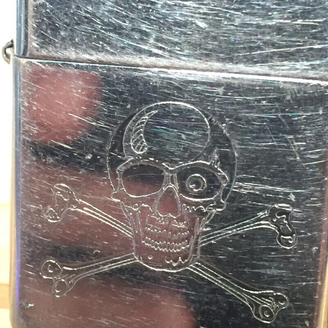 Vintage Zippo Engraved Skull Bradford PA Lighter in Arts & Collectibles in Vancouver - Image 4