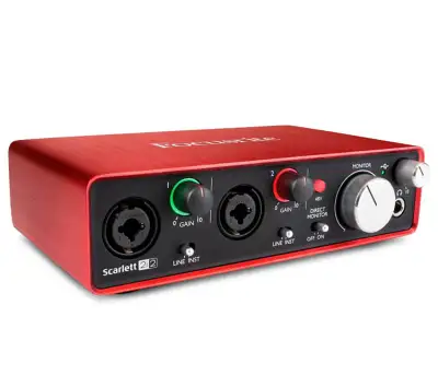 Scarlett 2i2 Gen 2 Audio Interface, View more