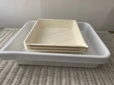 Vintage Darkroom trays x 6, View more