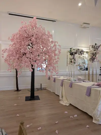 Create a beautiful statement with our premium Artificial Cherry Blossom Trees, featuring full, lifel...
