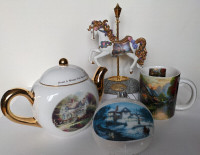 Thomas Kinkade: Mug, Tea Pot, Horse