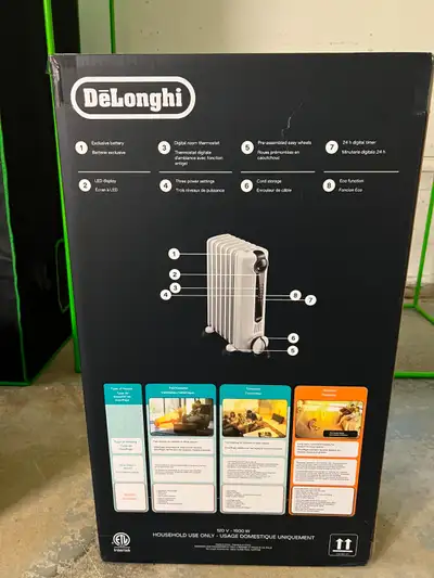 DeLonghi Radiant Portable Heater # 1500-watt TRRS0715ECA, View more