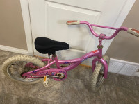 Raleigh Bike for girls in good used condition wheel size 16” 