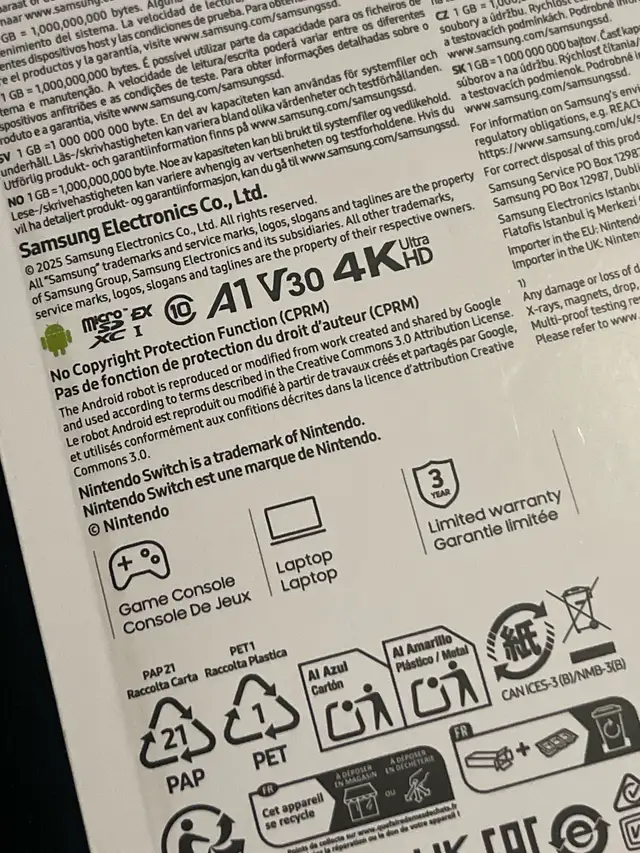 microSD card64595458089090122