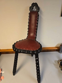RARE ANTIQUE BIRTHING CHAIR MADE IN SPAIN