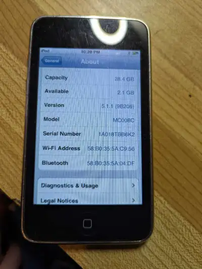 Relive the classics with this 32GB iPod Touch. This unit is in used condition as the photos show, re...