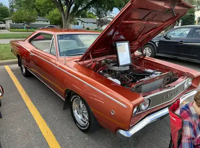 This 1968 Dodge Coronet is a stunning classic performance coupe, featuring a powerful engine and a w...