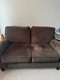 One couch+one loveseat