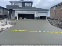 Concrete driveway framer 