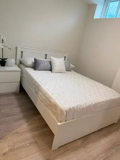 Furnished Room available for April in a new basement for a NON-SMOKER, SINGLE PROFESSIONAL for $750....
