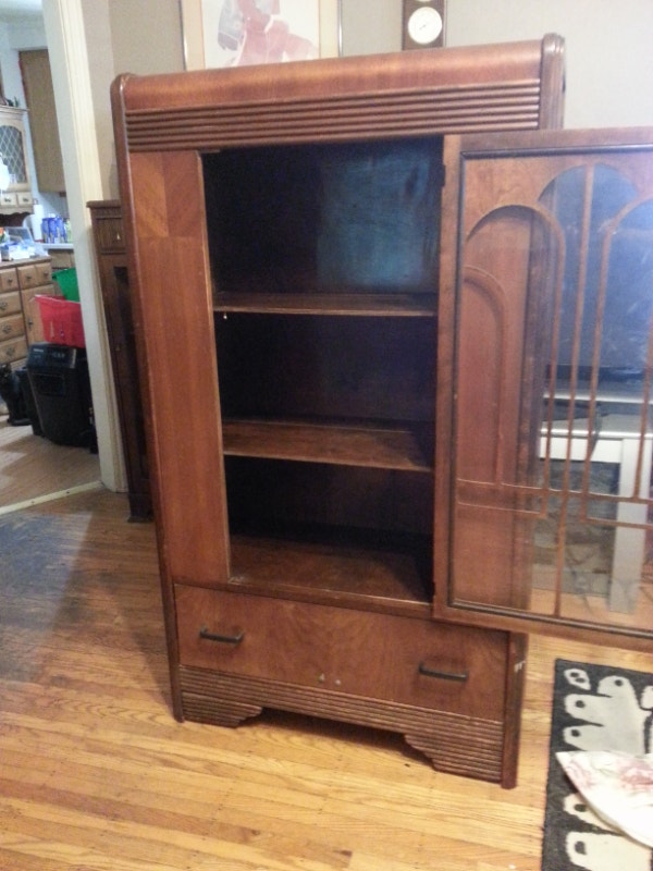 1950's SOLID WOOD PANTRY Hutches & Display