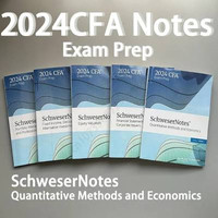 CFA 2024 Level I SchweserNotes Exam Prep textbooks (6 books)