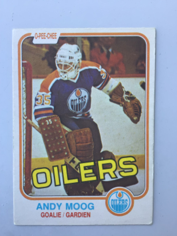ANDY MOOG ... 81-82 O-PEE-CHEE … ROOKIE … RAW + PSA 6, 7, 9=$350 in Arts & Collectibles in City of Halifax