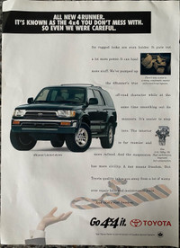 1996 Toyota 4Runner Original Ad