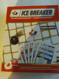 JEUX DE CARTES DE  HOCKEY ICE BREAKER TEAM CANADA