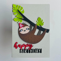 Happy birthday handmade card $10
