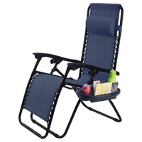 Zero Gravity Chair Folding Patio Beach Lounge Recliner Pool W/ C