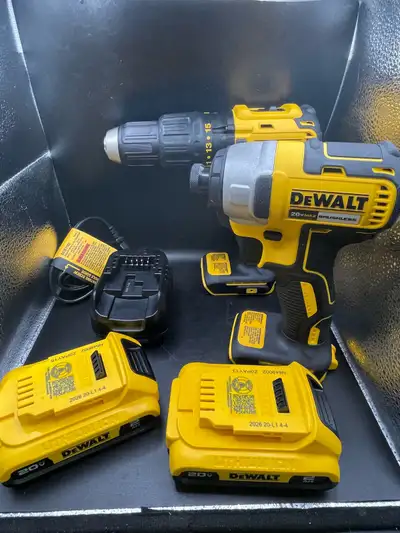 DEWALT 20V HAMMER DRILL/IMPACT 2-TOOL COMBO KIT DCK276D2, View more