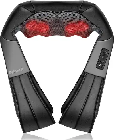 Nekteck Shiatsu Back Neck Massager, Deep Kneading Shoulder Massa, View more