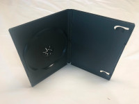 CD / DVD case - black - lot of 77 cases