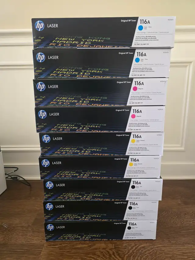 9 Brand New Never Used HP Laser Printer Toner Cartridges in Printers, Scanners & Fax in City of Toronto - Image 2
