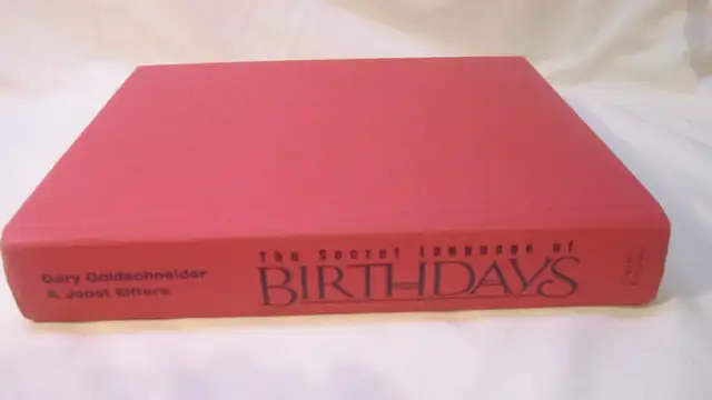 The Secret Language of Birthdays ~ Large Hardcover Book62854394196610123