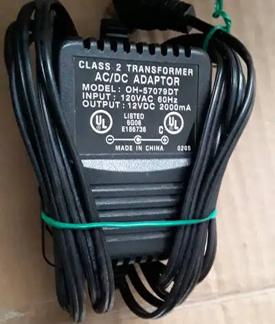 TRANSFORMER CLASS 2 AC/DC ADAPTOR, View more