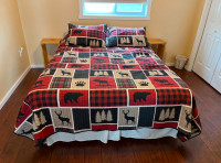 Queen Bedspread and pillow covers