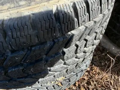 Tires are like new, rims are nice shape aftermarket, 5x5.5 came off a 90s dodge will fit ford as wel...