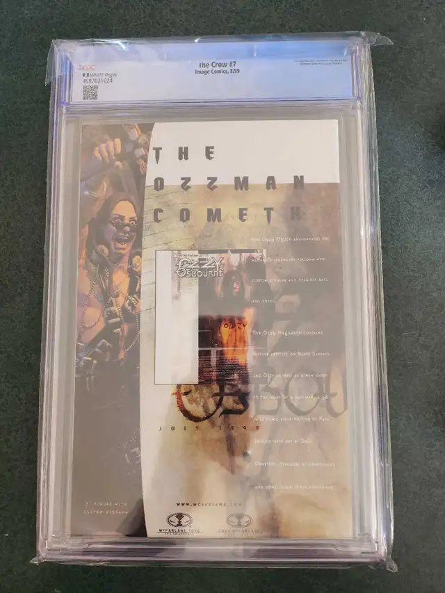 The Crow #7 CGC 9.8 in Comics & Graphic Novels in Calgary - Image 3