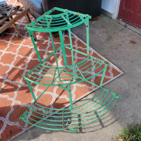 vintage 3 tier plant stand