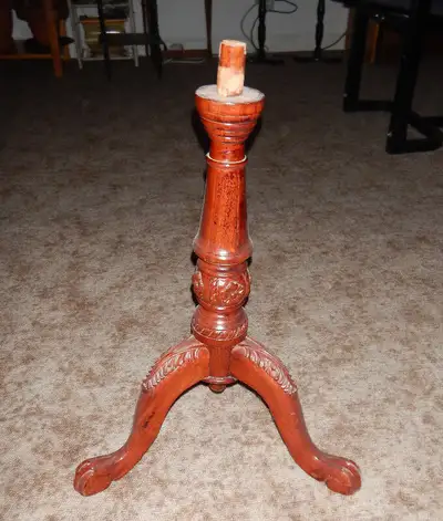 Never Used 28"Mahogany Table Base, View more